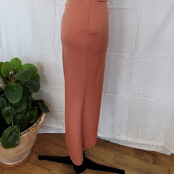 Firefly bodycon pink dress with asymmetrical hem - Picture 6 of 11